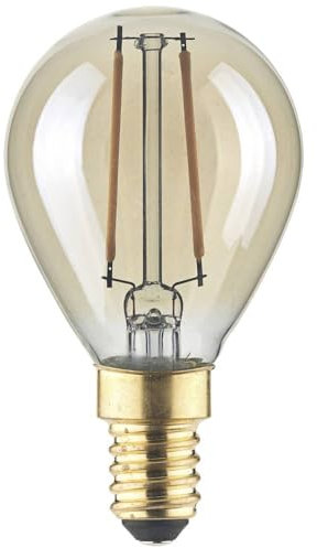 LightMe LM85054 LED E14 Tropfenform 4.5W Bernstein (Ø x L) 45mm x 80mm 1St.