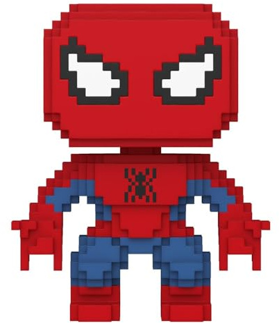 Funko POP! Marvel: 8-Bit - Spider-Man | Offizielles Superheroes Merch - Vinyl Sammelfigur als Regal Deko - Geschenkidee zum Geburtstag für Fans und Sammler