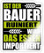 Spreadshirt Ist Der Bauer Ruiniert Wird Das Essen Importiert Sticker Bauern Demo Aufkleber 9,2 x 10 cm Weiß glänzend