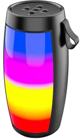 VBESTLIFE Portable Bluetooth Speaker, Night Light, Lightweight Wireless Speaker with Colourful Light for Travel, Pool, Beach, Cycling, Kayaking