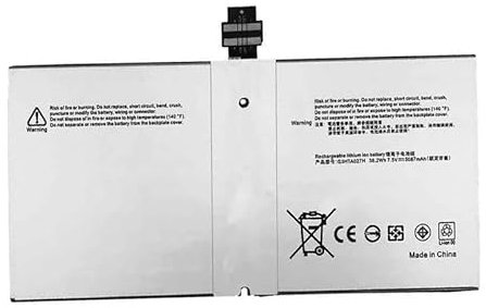 FURFURAKKU Ersatz 7.5V G3HTA027H DYNR01 Akku Kompatibel mit Surface Pro 4 1724 12.3 inch Series