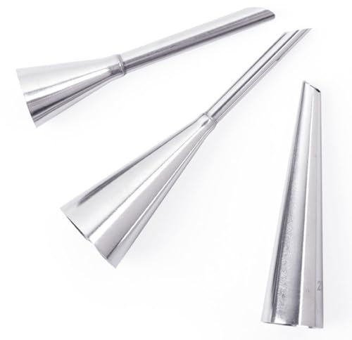 Spritztüllen, Spritztüllen, Spritztüllen und 3 Stück, Gras, Edelstahl, Kuchendekorationswerkzeuge zum Backen, DIY, Sahnetorten, Cupcakes