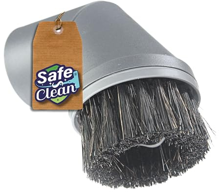 SAFE 'N CLEAN Möbelpinsel kompatibel mit allen Miele Staubsaugern C1, C2, C3, S8, S6, S5, S4, S2 & diverse weitere, Ersatzteil, passt ins Zubehörfach