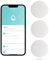 MIUCDA 3er Pack Smart Wassermelder Erfordert Zigbee Hub, Wassersensor Drahtloser Flutdetektor für Alarmanlage und Smart Home, Wassermelder-Alarm für Küche, Badezimmer, Keller