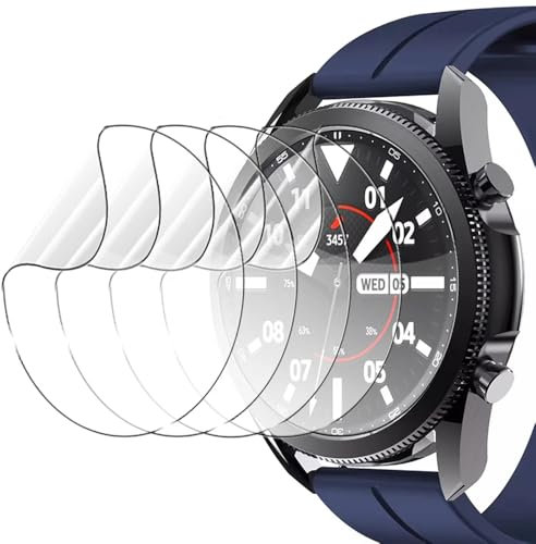 Snailcanfly Película de hidrogel 5pcs para Xiaomi Watch S4 Sport 1.43 2024 Smart Watch Protector de pantalla Transparente TPU Sensible al tacto, de alta definición
