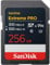 SanDisk Extreme PRO 256 GB SDXC UHS-II Karte,bis zu 300 MB/s Lesegeschwindigkeit & Schreibgeschwindigkeit, V90, 8K