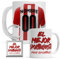 Taza personalizada Sporting - Regalo Original para aficionados del Futol - Personaliza tu taza de desayuno - Taza de Desayuno café