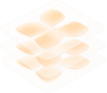 HAPINARY 12 Pièces Autocollants Oreilles Invisibles Silicone Transparent Correcteurs de Forme pour Oreilles Décollées Accessoires pour Visage V Discrets