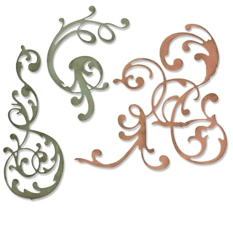 Sizzix Thinlits Stanzformen Set 3PK Verzierte Ornamente