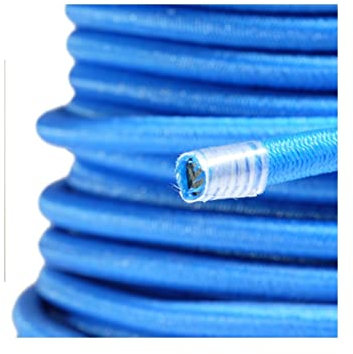 KALEMBAL Sandow élastique bleu professionnel 9mm (Rouleau de 20 mètres) - Anti-UV - Très résistant