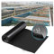 GDMING Teichfolie Wasserdicht Feuchtigkeitsbeständig 0.4mm Verdicken PVC Boden Membran Zum Fischteich Dach Anti-Versickerung Durchstoßfestigkeit, 42 Größen (Color : Black, Size : 7x10m)