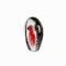 Casablanca Briefbeschwerer Rote Qualle Glas klar/schwarz/rot H= 14 cm B= 9 cm Tiefe: 6 cm 27727