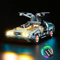 BrickBling LED-Beleuchtung für Lego 10300 Back to The Future Time Machine Collectible Kit (kein Lego enthalten, nur Dekorationslicht), DIY Lighting Kit mit Fernbedienung für Back to The Future