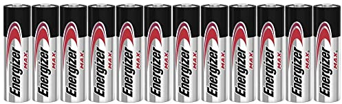 Energizer Max Mignon AA Batterie Alkali-Mangan 1.5V, Pack of 12