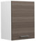 Vicco Hängeschrank R-Line, hängender Küchenschrank, Grau/Weiß, 45 cm