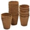 24 macetas de fibra para plántulas de 250 ml, para empezar la mayoría de plantas, flores y verduras, biodegradables y naturalmente fuertes