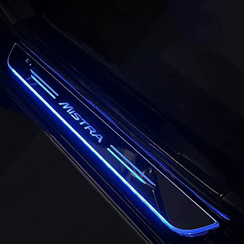 BITELF Car Atmosphere Welcome Pedal Automatic Induction Led Kick Plates Door Sill Lights, for Hyundai Mistra Accessories