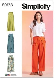 SIMPLICITY SS9753R5 Misses' Trousers R5 (14-16-18-20-22)