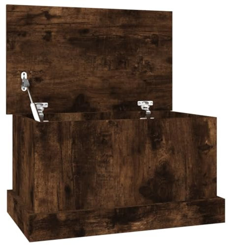 Contenitore Rovere Fumo 50x30x28 cm Legno Multistrato