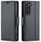 QLTYPRI Hülle für Samsung Galaxy S21 Handyhülle mit RFID Schutzhülle, Vintage Leder Hülle mit Kartenfach Ständer PU Ledertasche Stoßfeste Flip Wallet Case für Samsung Galaxy S21 - Schwarz