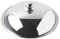 Generic Universal Cooking Pot Lid Skillet Cookware Lid Professional 36cm Anti Scald Stainless Steel Wok Lid Cover for Griddle, Top Bead Lid
