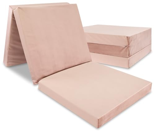 Klappmatratze Kinder Faltmatratze 195 x 65 cm - Faltbare Matratze Gästematratze Bodenmatratze Kinderzimmer klappbare Schlafmatratze Foldable Mattress Reisematratze faltbar