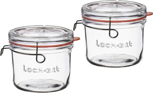 Emilja Lock-Eat Einkochglas 500ml - Einkochglas -2 Stück