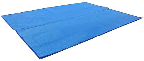 telo solare piscina Copertura Rettangolare For Vasca Idromassaggio/piscina Con Occhielli, Coperta Isolante Termica A Bolle Copertura Solare Blu For Piscina, For Piscine Fuori Terra/piscine Con Telaio/