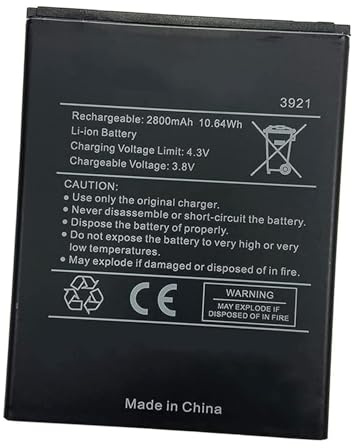 Centerpower 3.8V 2800mAh Ersatz Akku Für Wiko 3921 Lenny 5 Wiko Robby 2 3921
