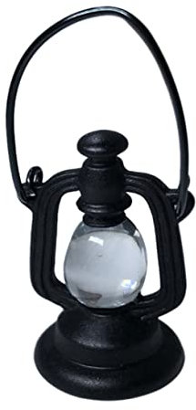 KOMBIUDA Miniatur-Puppe Retro-petroleumlampen Puppendekor Dekoratives Petroleumlicht Für Miniaturhaus