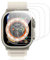 Vauki 4 Piezas Protector Pantalla para Apple Watch Ultra/Ultra 2 49mm Cristal Templado,9H Dureza HD Transparente Ultra Resistent Antiarañazos Sin Burbujas Vidrio Templado Película