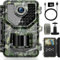 Fototrappola 4K 48MP, Fotocamera Notturna con IR Visione 120° Ultra Grandangolo, Sensore di Movimento 0,2s Tempo di Attivazione, Foto trappola per videosorveglianza Impermeabile e Antipolvere IP66