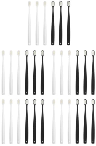 FRCOLOR 5 Sätze Reisezahnbürsten Set Weiche Zahnbürsten Für Erwachsene Schwangere Für Empfindliche Zähne Ergonomisches Design Für Gründliche Zahnpflege Unterwegs 6 Stück * 5