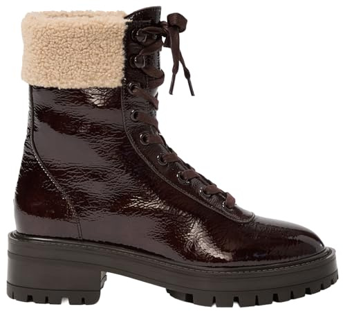 PAIGE Women's Briar Ankle Boot Platform, Chocolate, 7 UK