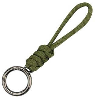 Harts Paracord Key Ring with Quick Release Toggle, 11cm, Multi-Colour Hand Woven Nylon Lanyard, Anti-Lost Design
