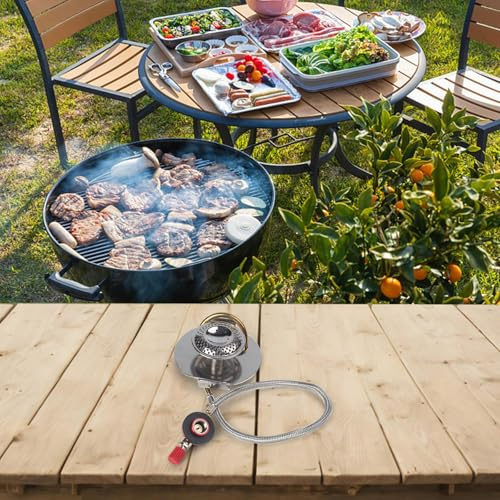 Filteilect Windproof Camping Gas Stove with 3200W Power for Outdoor Cooking and Hiking, For Trangia and Go System Stoves