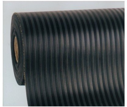 HELGUEFER- Pavimento/Suelo Goma Rayada 150 Cm Ancho -Rollo 10M.L.-