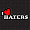 I love Haters - Sticker