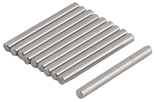 sourcing map Gerade 304 Edelstahl Metall Hohlsplinte Spannhülse Spannstifte 3mm x 30mm de