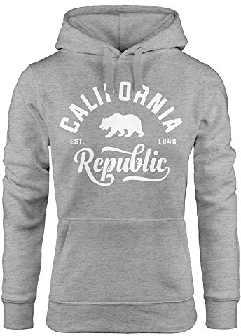 Neverless Hoodie Damen California Republic Kapuzen-Pullover