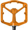 STEMPEL 7 breite orangefarbene Pedale