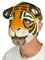 Maskworld Tiger-Maske aus Latex - Tiermaske - ideal für Halloween, Karneval & Motto-Party