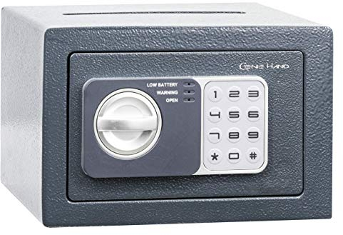 Genie Hand - Mini Tresor Safe mit Einwurfschlitz Anti-Bounce