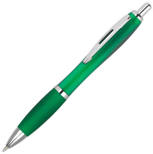 Personalisierbarer Stift für das Büro, kurvige Kontur-Farbstifte 100 grün