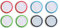 Aibada Couleurs mélangées Remplacement Joystick Silicone pour PS5，PS4, Xbox 360, PS3 Contrôleurs, 4 Paire
