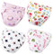 Heekcaa Töpfchentrainingsunterwäsche Mädchen 2T, 3T, 4T, Kleinkind-Unterwäsche für Babys und Mädchen, 4 Stück, Rose, 4 Jahre