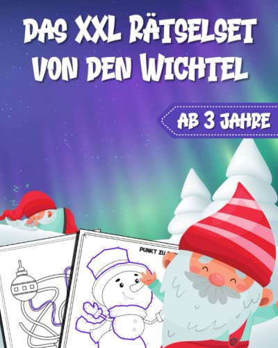 das XXL Rätselset von den Wichtel: wichteltür Buch mit vielen spannenden aufgaben für die Festtagszeit.