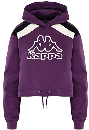 Kappa Felpa Donna Invernale Logo CATTO (S, Violet)