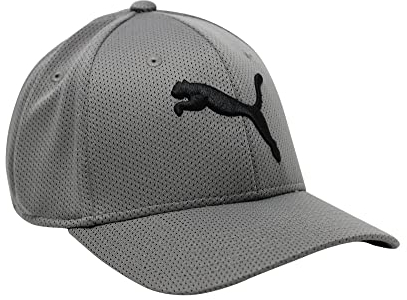PUMA Evercat Mesh Stretch Fit Cap, grau / schwarz, L/XL