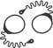 eMagTech 2 Stücke 62mm Tankdeckel-Halteriemen Ersatz 31336424 Kompatibel mit Volvo Petrol 850 S70 V70 C70 XC70 Benzin-Tankdeckel-Halteriemen Ring Gummi